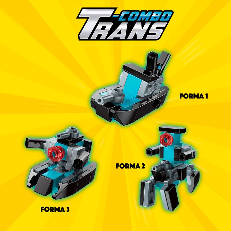 Bloco de Montar Fragata Combo Transportes Expedição Keepplay