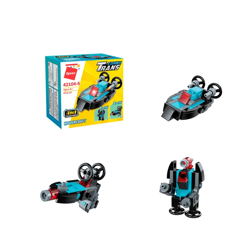 Bloco de Montar Hovercraft Combo Transportes Qman