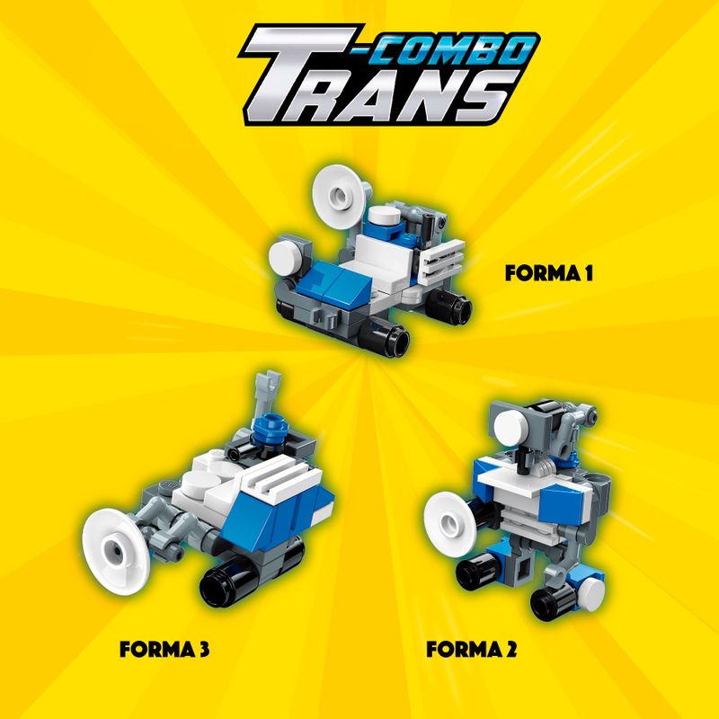 Bloco de Montar Veículo Lunar Combo Transportes Expedição Keepplay