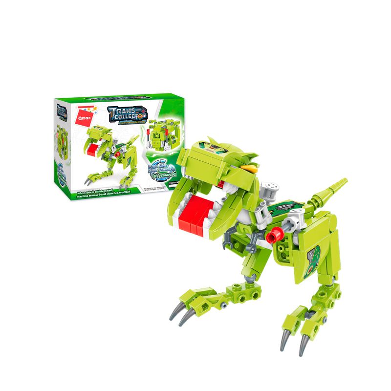 Bloco de Montar O Rápido Tiranossauro Rex Trans Collector Keepplay