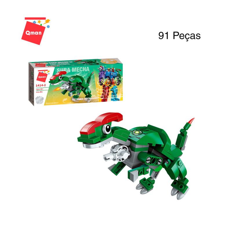 Bloco de Montar Set Creative Master Super Mecha Keepplay