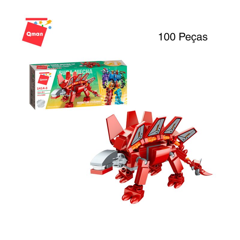 Bloco de Montar Set Creative Master Super Mecha Keepplay