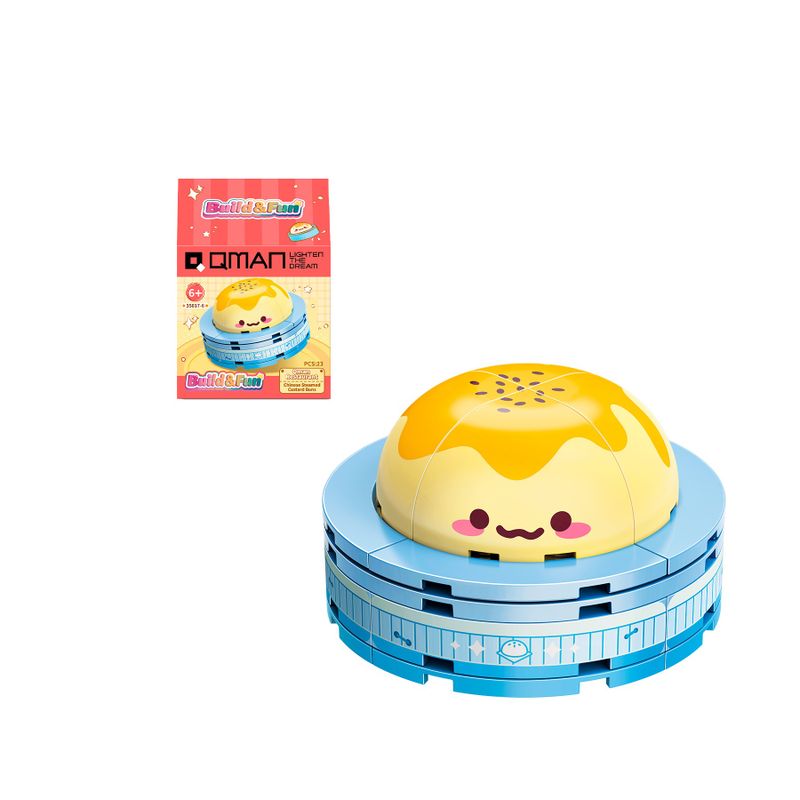 Bloco de Montar Sonho Chinês Build & Fun Comidinhas de Restaurante Qman