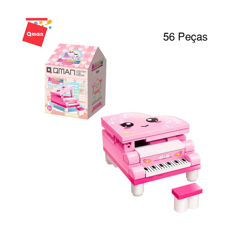 Bloco de Montar Set Build e Fun Casa Keepplay