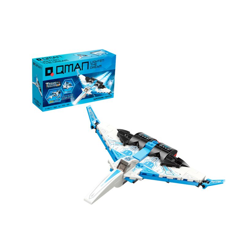 Bloco de Montar Nave Ultra Rápida Trans Collector Keepplay