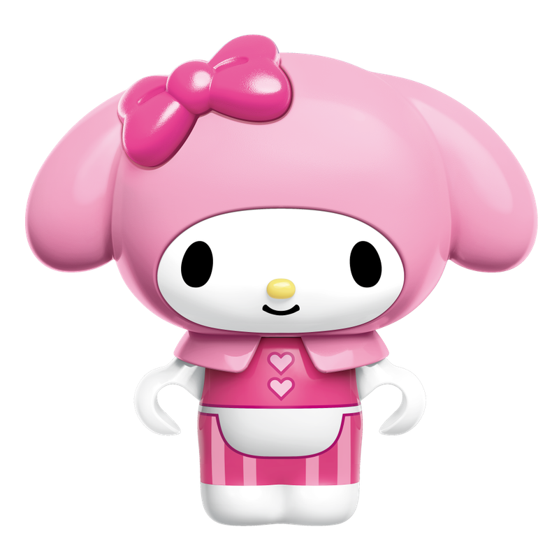 Bloco de Montar Mousse de Morango My Melody Hello Kitty e Amigos Keepplay