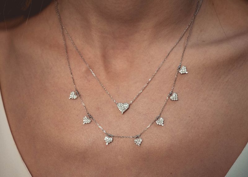 Colar Adore Cascade Ilusion Diamante