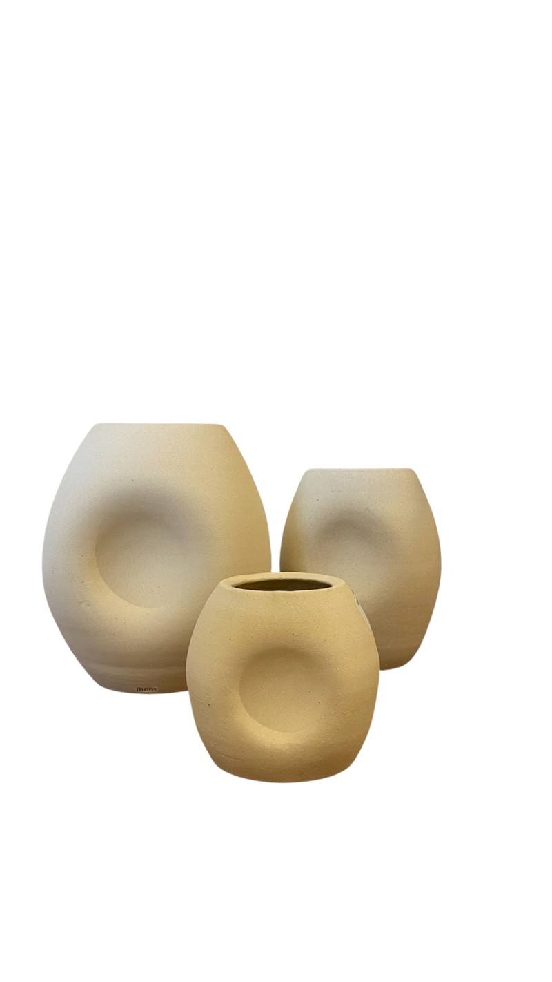 Vaso Sopro Cerâmica M