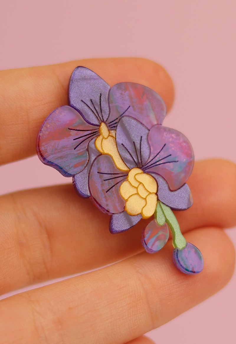 Pin Mitsue Aquarela