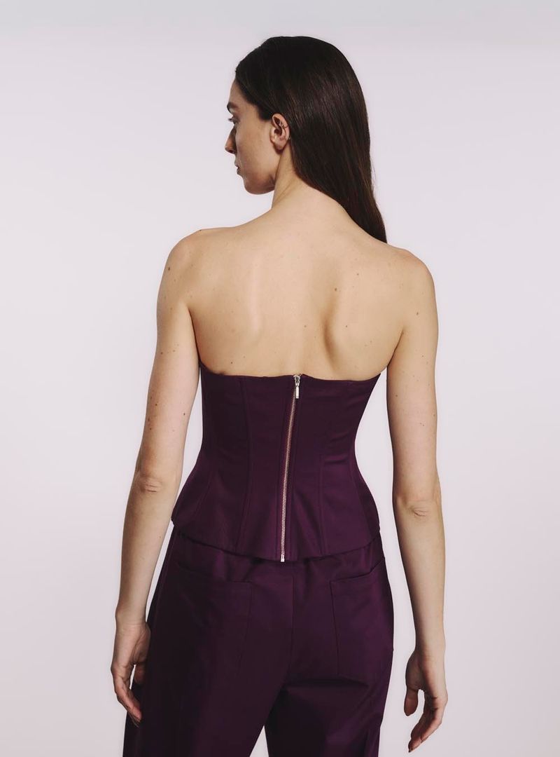 Top Corset com Ilhós 