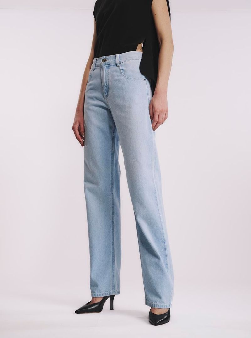 Calça Jeans Reta Slim 