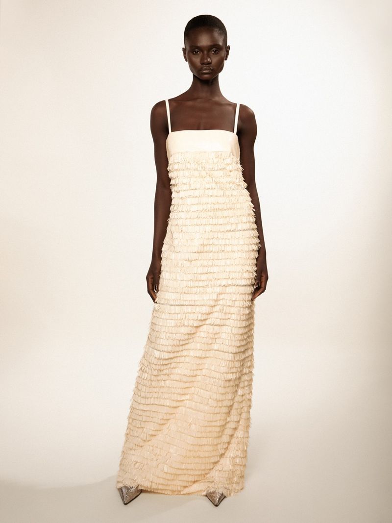 Vestido Longo em Paetê 