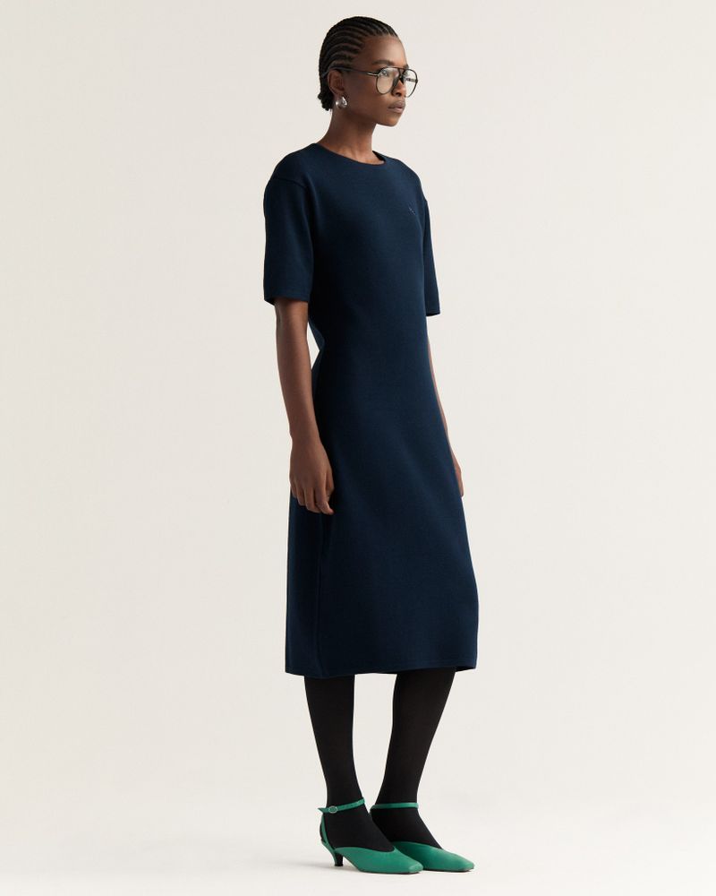Vestido Tricot Aetherna Marinho