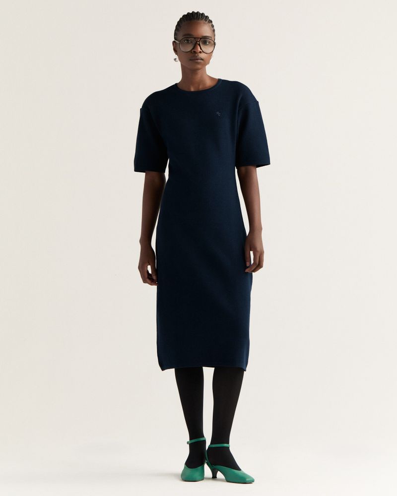 Vestido Tricot Aetherna Marinho
