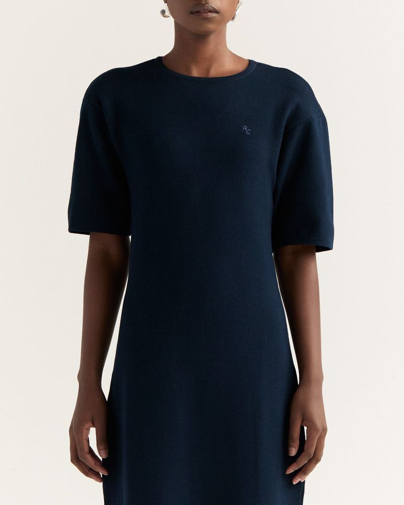 Vestido Tricot Aetherna Marinho