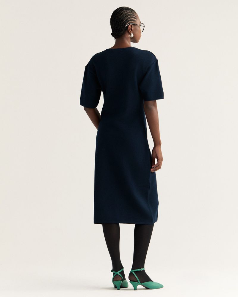 Vestido Tricot Aetherna Marinho