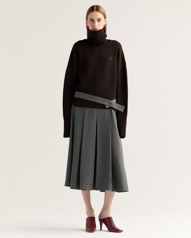 Blusão Tricot Aetherna Marrom