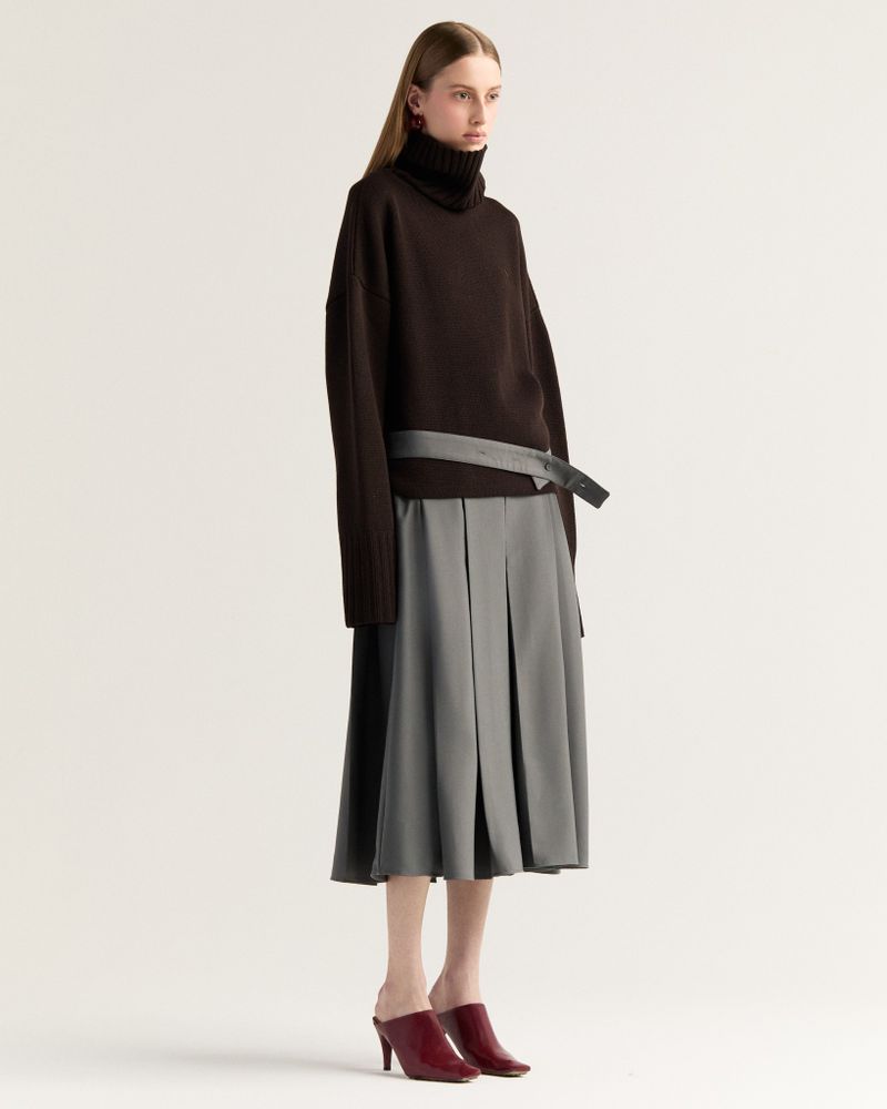 Blusão Tricot Aetherna Marrom