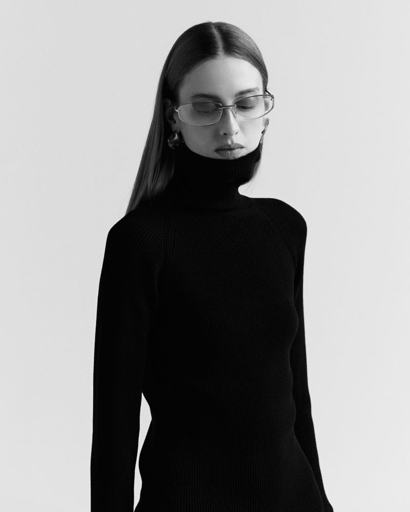 Blusa Tricot Skin Preto