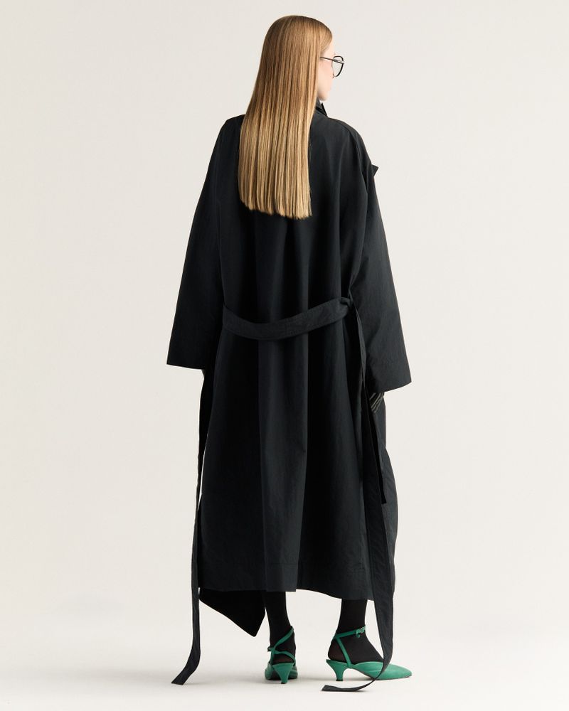 Trench Coat Tarsila Preto