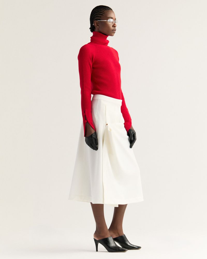 Blusa Tricot Skin Vermelho