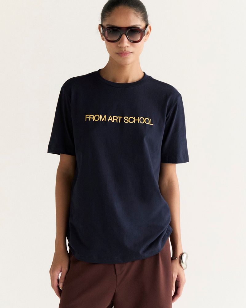 Camiseta From Art School Marinho