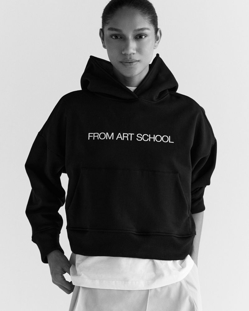 Moletom Capuz From Art School Preto