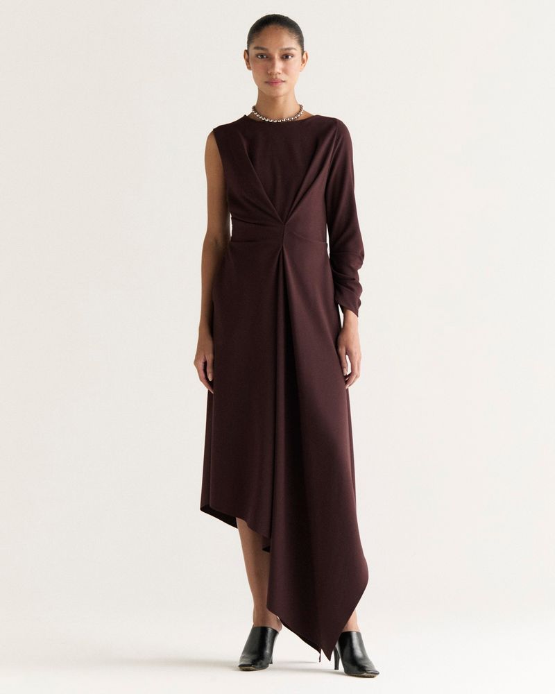 Vestido Bison Marrom