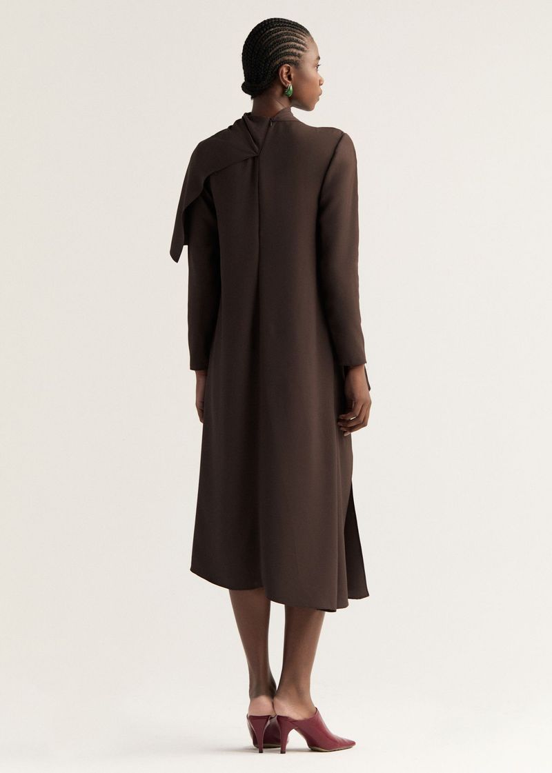 Vestido Noberta Marrom