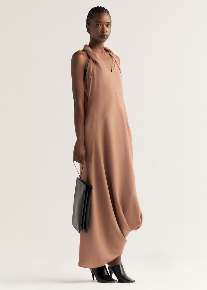 Vestido Diana Bege