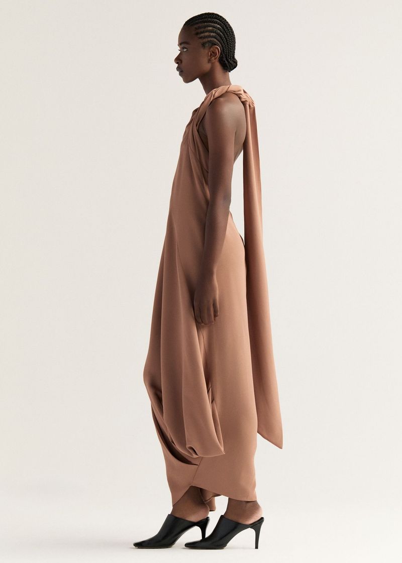 Vestido Diana Bege