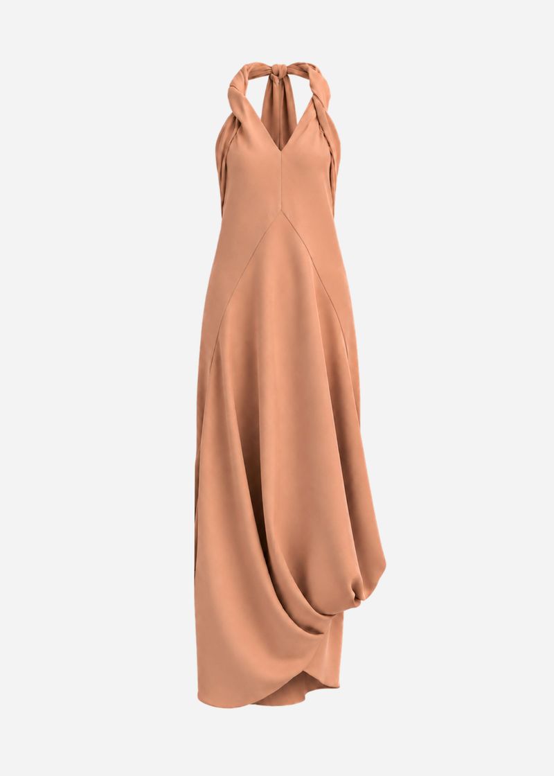 Vestido Diana Bege
