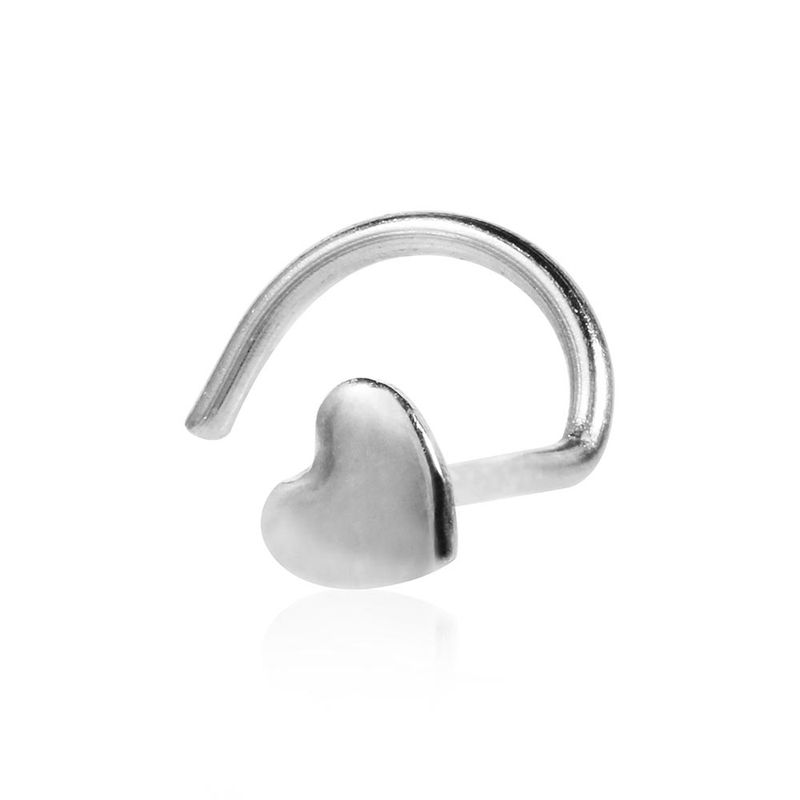 Piercing Ouro 18K Nariz Coração 2400186