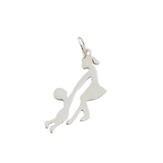 Pingente Prata Mãe e Filho 516030