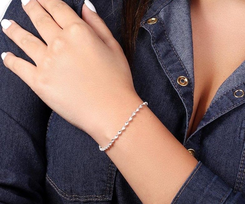 Pulseira Prata Fio de Anjo
