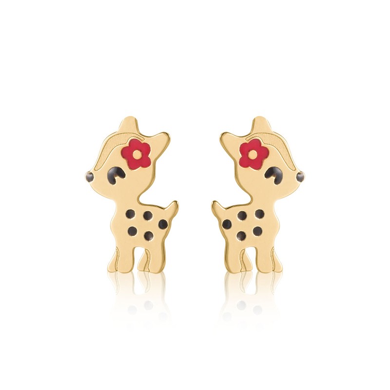 Brinco Ouro 18k Bambi