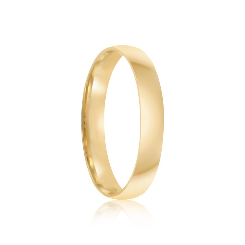 Par Aliança Ouro 18k Abaulada 3,2mm Diamante 1,5pts (801942/1943)