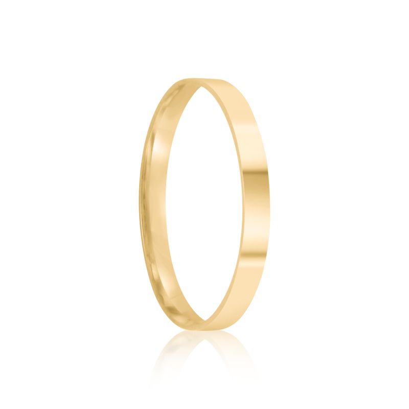 Par Aliança Ouro 18k Reta 2,2mm (801935)