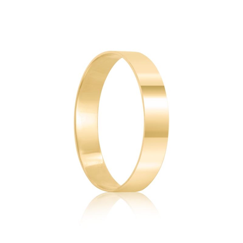 Par Aliança Ouro 18k Reta 3,5mm (800805)