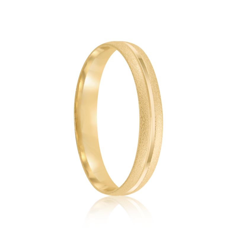 Par Aliança Ouro 18k Abaulada 3,2mm (801986)