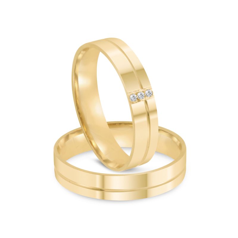 Par Aliança Ouro 18k