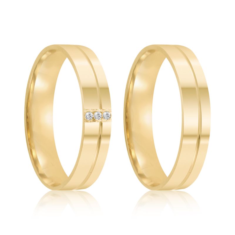 Par Aliança Ouro 18k