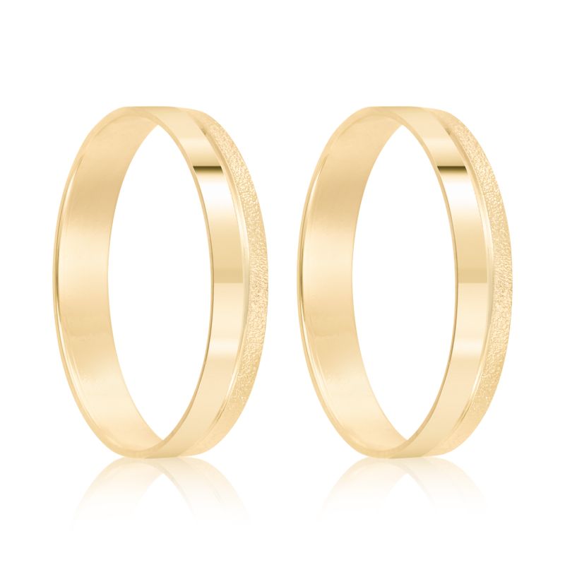 Par Aliança Ouro 18k Reta 3,3mm (802064)