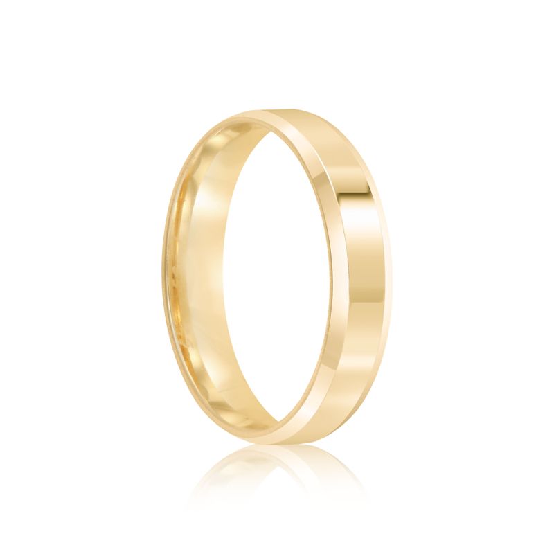 Par Aliança Ouro 18k Reta 4mm (800058)