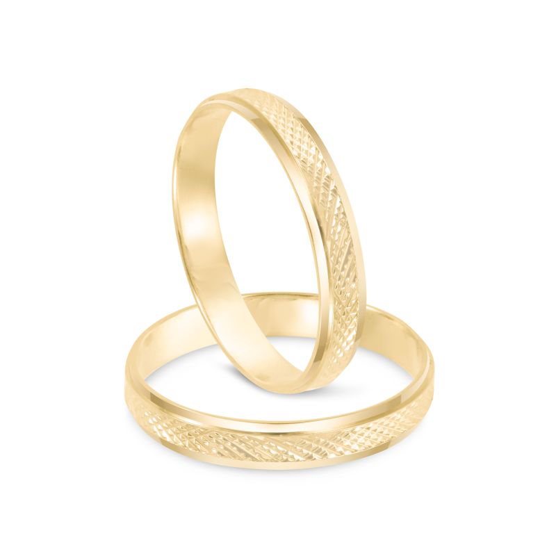 Par Aliança Ouro 18k Reta 3,2mm (802060)