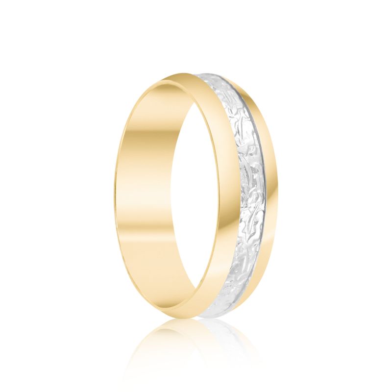 Par Aliança Ouro 18k Abaulada 5,7mm (801840)