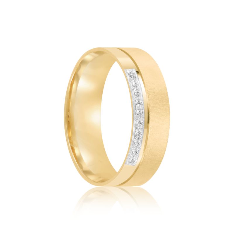 Par Aliança Ouro 18k Reta 5,7mm (801348/1349)