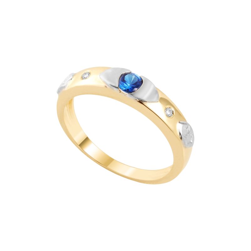 Anel Ouro 18k Formatura AG047 Zircônia