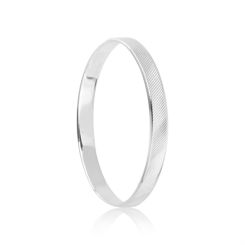 Par Aliança Prata  Chato  2mm  802131