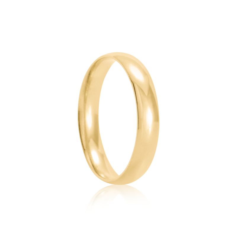 Aliança Ouro 18k Individual 800663/800106
